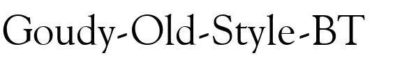 GoudyOlSt BT Roman.ttf