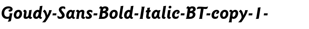 GoudySans Md BT Bold Italic.ttf