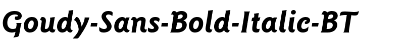 GoudySans Md BT Bold Italic.ttf