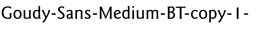 GoudySans Md BT Medium.ttf
