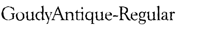GoudyAntique Regular.ttf