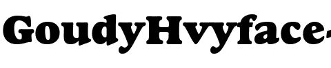 GoudyHvyface BT Regular.ttf