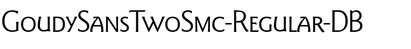 GoudySansTwoSmc DB Regular.ttf