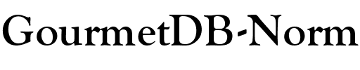 GourmetDB Normal.ttf