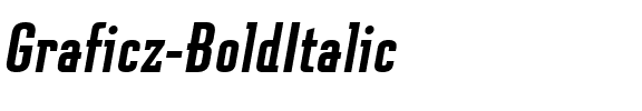 Graficz BoldItalic.ttf