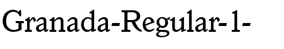 Granada Regular.ttf