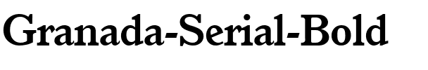 Granada-Serial Bold.ttf