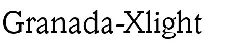 Granada-Xlight Regular.ttf