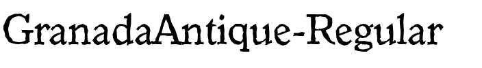 GranadaAntique Regular.ttf