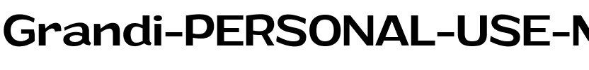 Grandi PERSONAL USE Medium.ttf