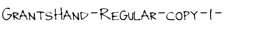 GrantsHand Regular.ttf