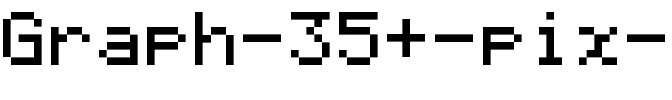 Graph 35+ pix Regular.ttf