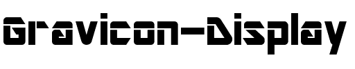 Gravicon Display.ttf