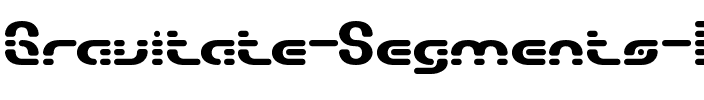 Gravitate Segments BRK Normal.ttf
