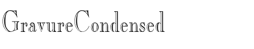 GravureCondensed Regular.ttf