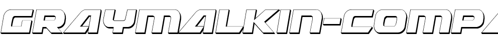 Graymalkin Compact 3D Condensed Condensed.ttf