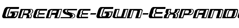 Grease Gun Expanded Italic Expanded Italic.ttf