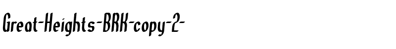 Great Heights BRK Normal.ttf