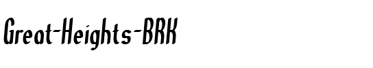Great Heights BRK Normal.ttf