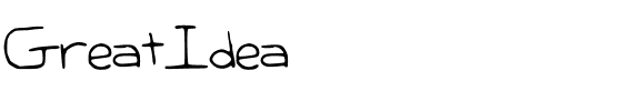 GreatIdea Medium.ttf
