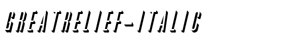 GreatRelief Italique.ttf