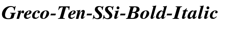 Greco Ten SSi Bold Italic.ttf