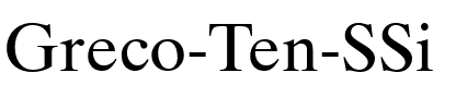 Greco Ten SSi Regular.ttf