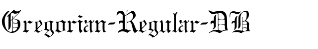 Gregorian DB Regular.ttf