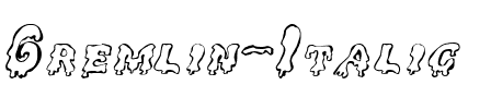 Gremlin Italic.ttf