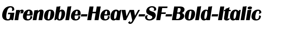 Grenoble Heavy SF Bold Italic.ttf