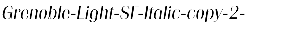 Grenoble Light SF Italic.ttf