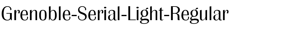 Grenoble-Serial-Light Regular.ttf