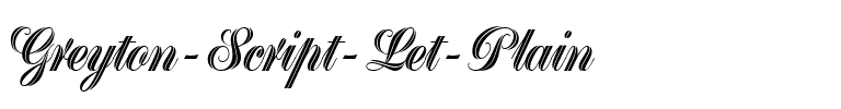 Greyton Script  Let Plain.ttf