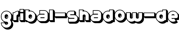 Gribal Shadow Demo Regular.otf
