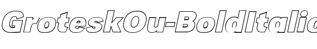 GroteskOu BoldItalic.ttf