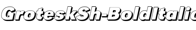 GroteskSh BoldItalic.ttf