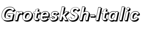 GroteskSh Italic.ttf