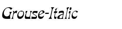Grouse Italic.ttf