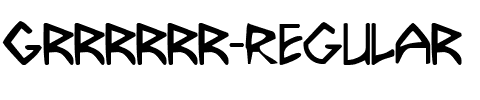 Grrrrrr Regular.ttf
