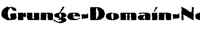 Grunge Domain Normal Regular.ttf