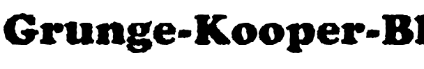 Grunge Kooper Black Regular.ttf