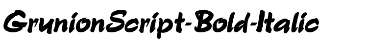 GrunionScript Bold Italic.ttf