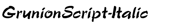 GrunionScript Italic.ttf