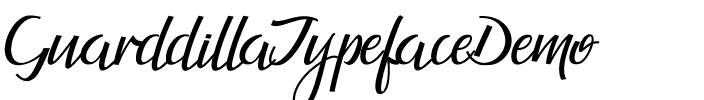 Guarddilla Typeface Demo Regular.ttf