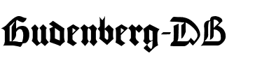 Gudenberg DB Normal.ttf