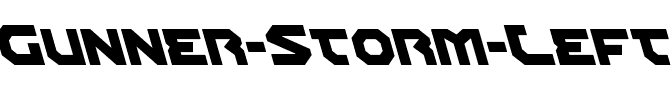Gunner Storm Leftalic Italic.ttf
