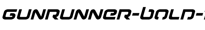 Gunrunner Bold Italic Bold Italic.ttf