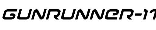 Gunrunner Italic Italic.ttf