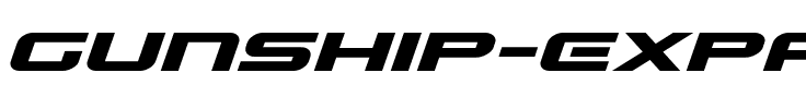 Gunship Expanded Italic Expanded Italic.ttf