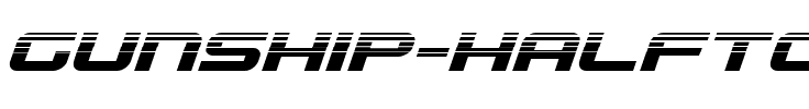 Gunship Halftone Italic Italic.ttf